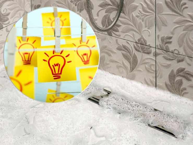 doccia intasata idea